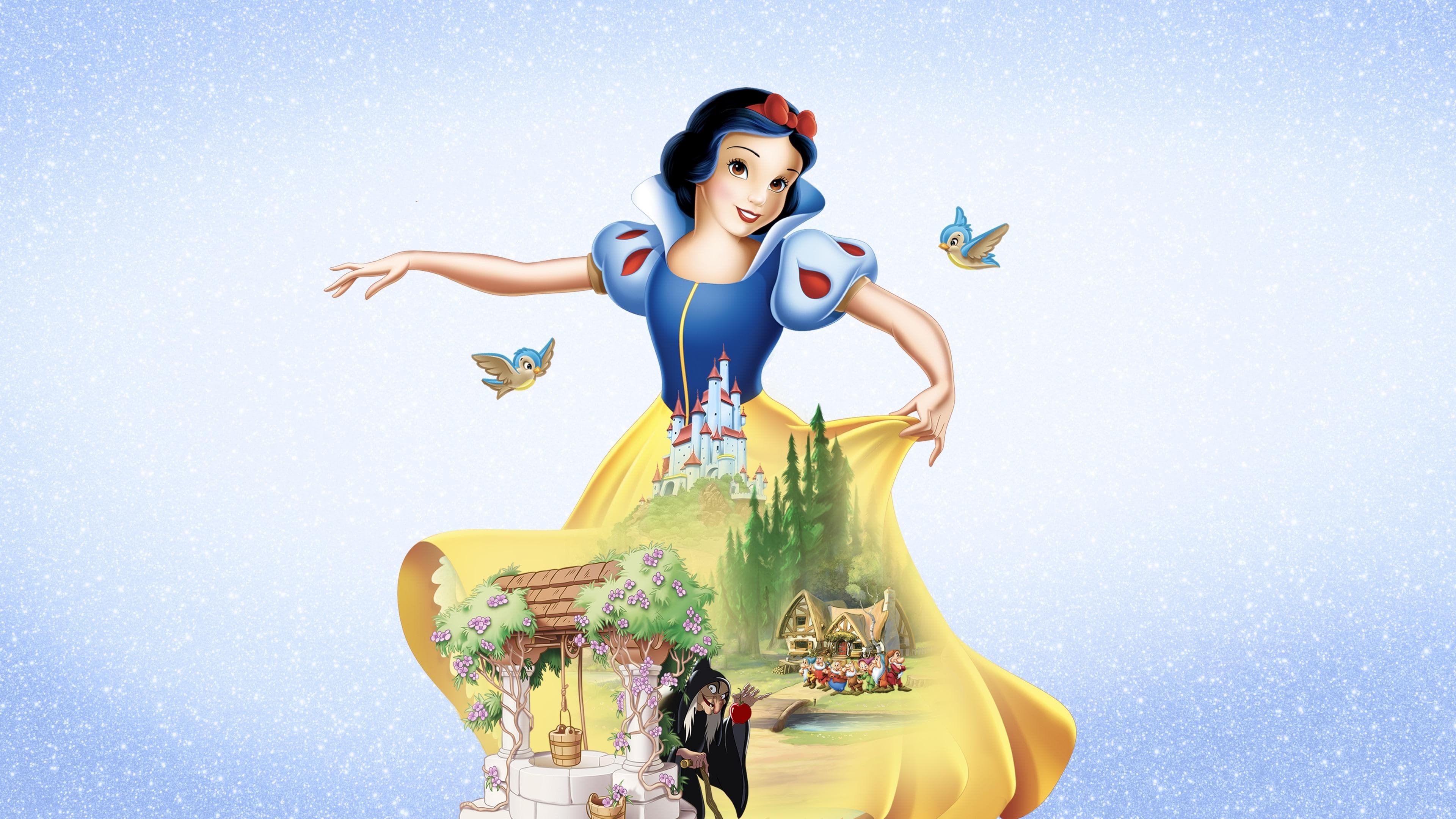 Snow White and the Seven Dwarfs backdrop