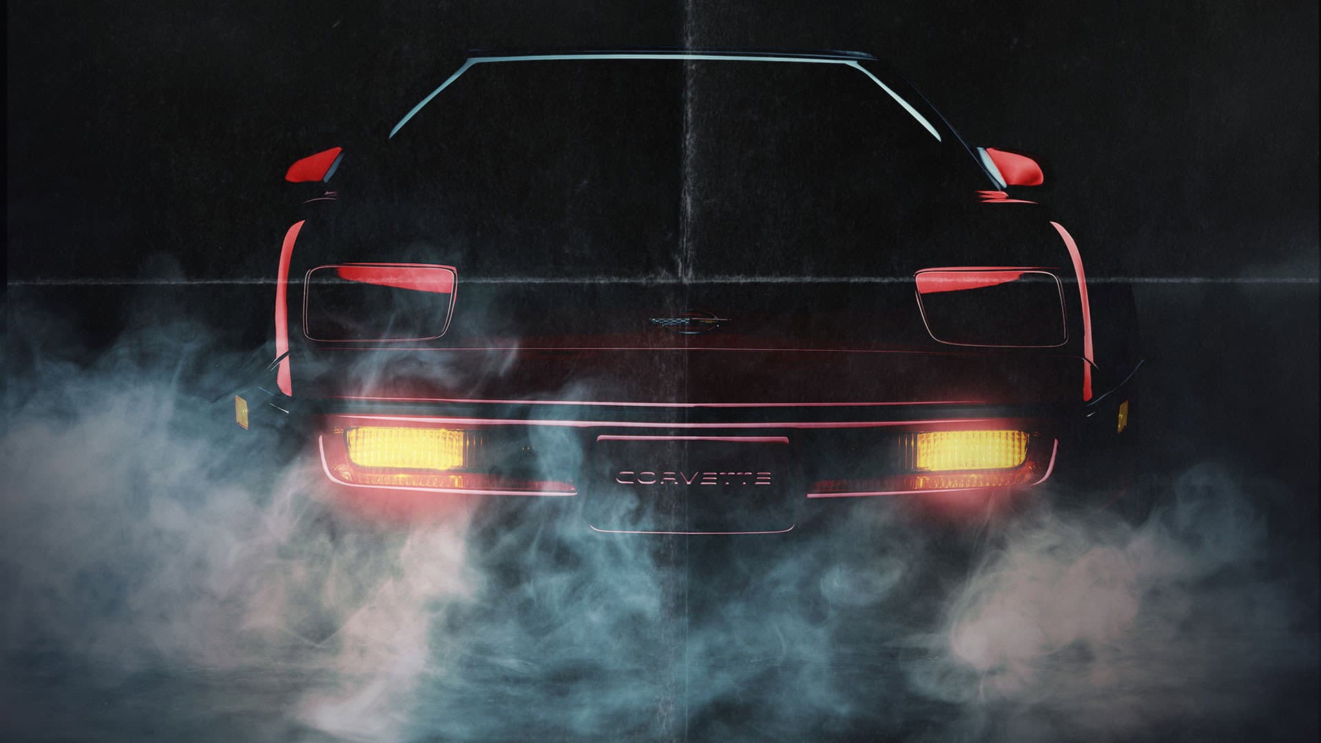 The Lost Corvette backdrop