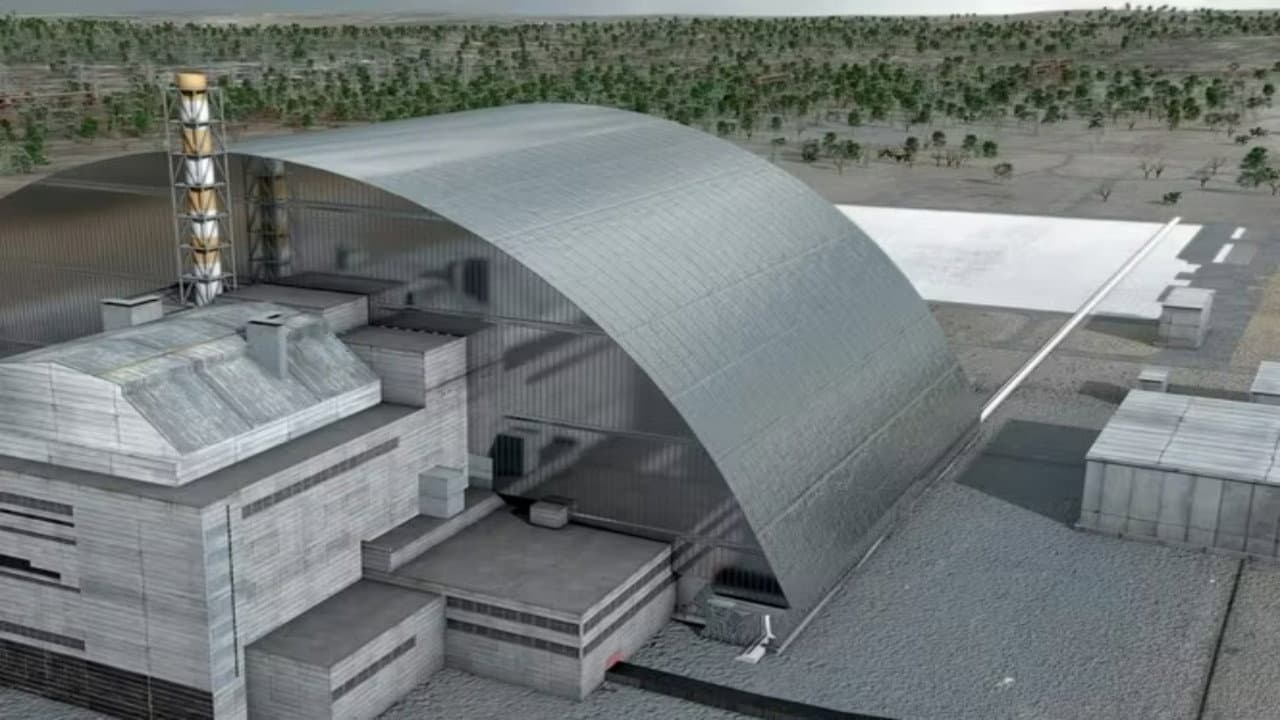 Inside Chernobyl's Mega Tomb backdrop