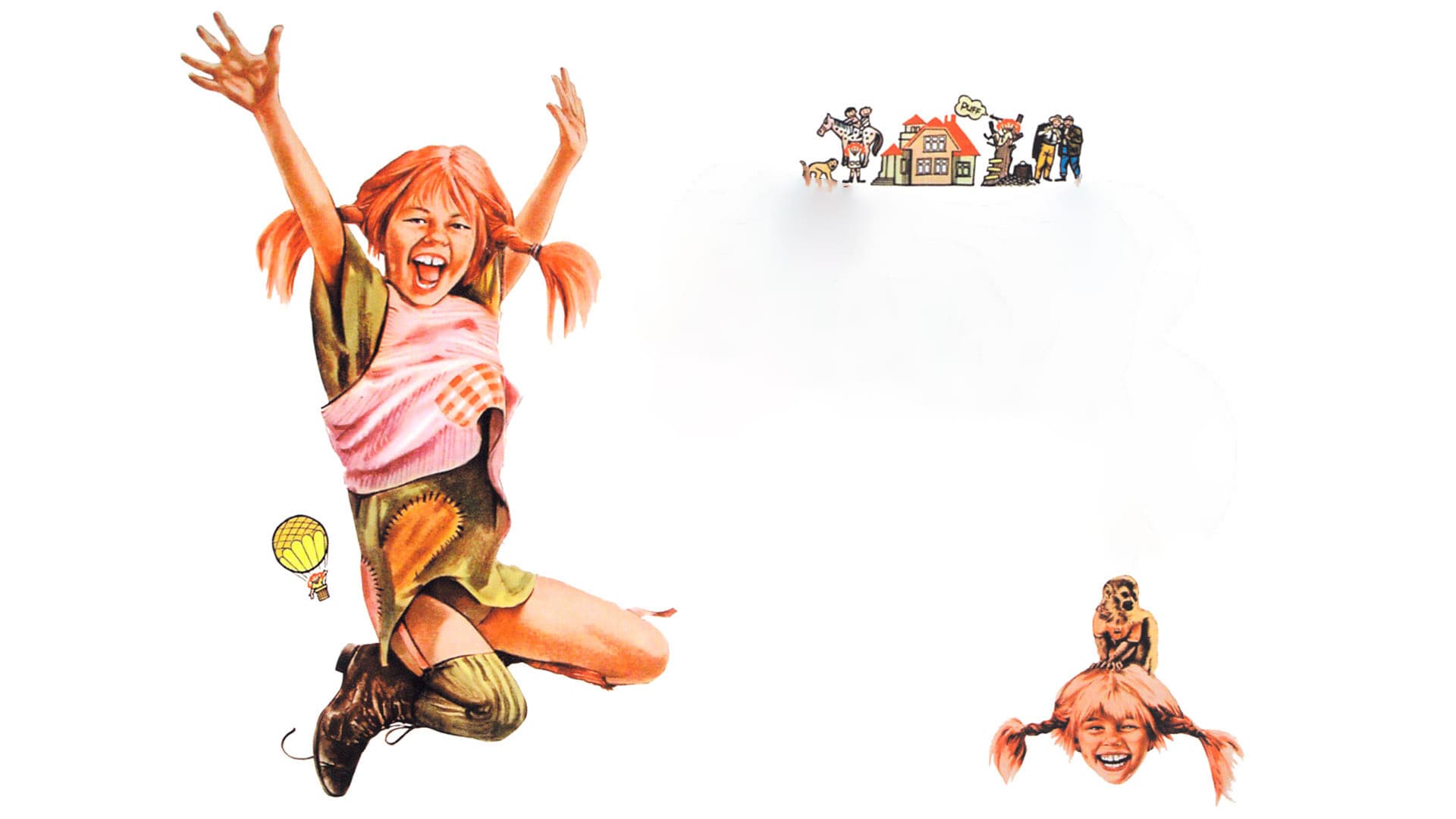 Pippi Longstocking backdrop