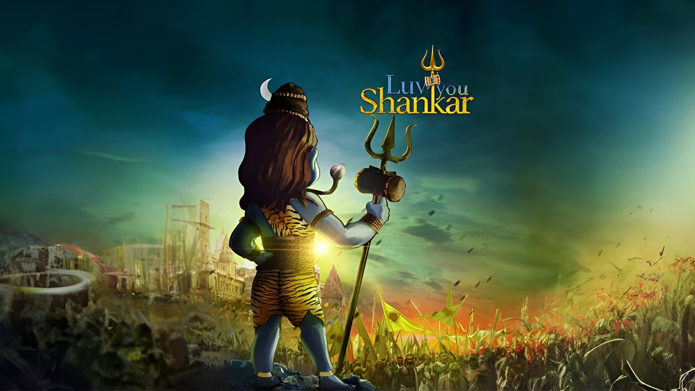 Luv You Shankar backdrop