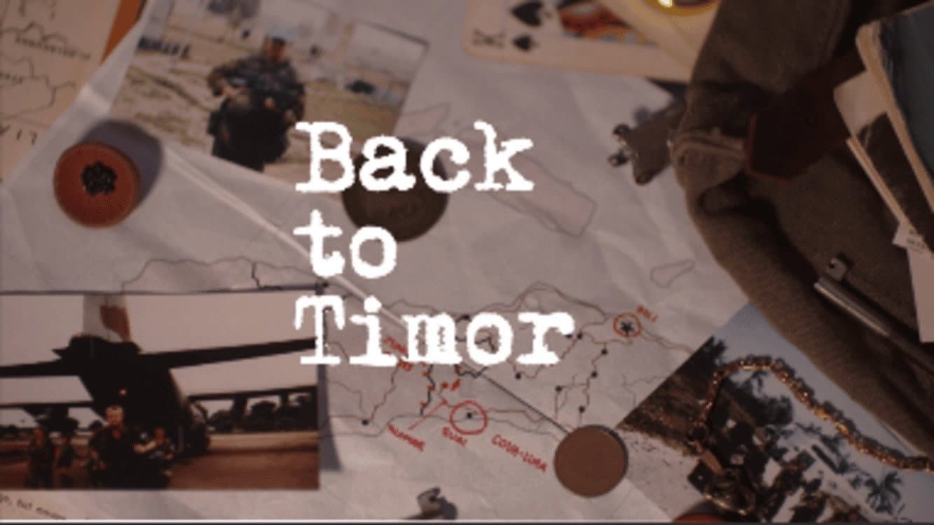 Back to Timor backdrop