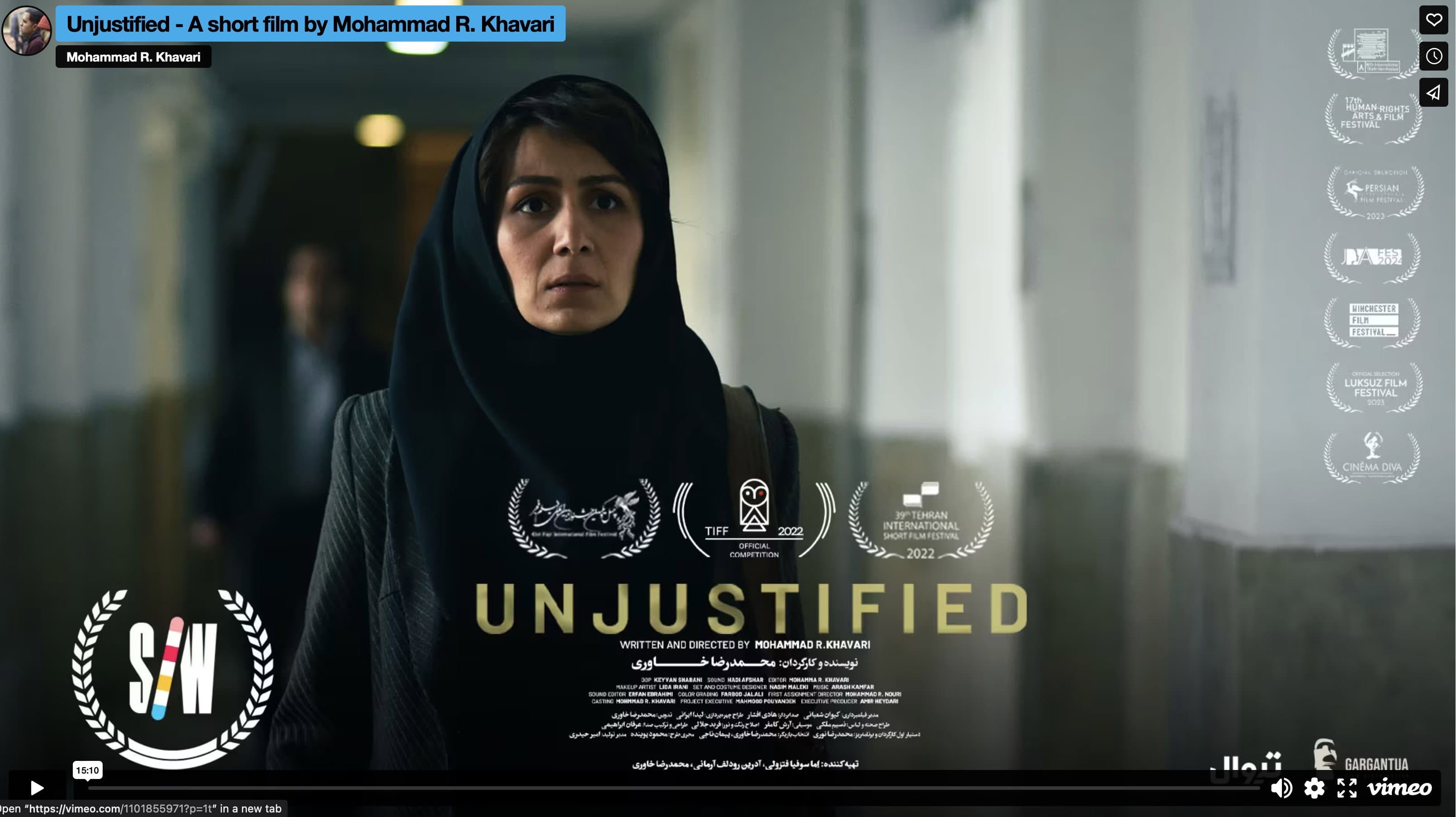 Unjustified backdrop