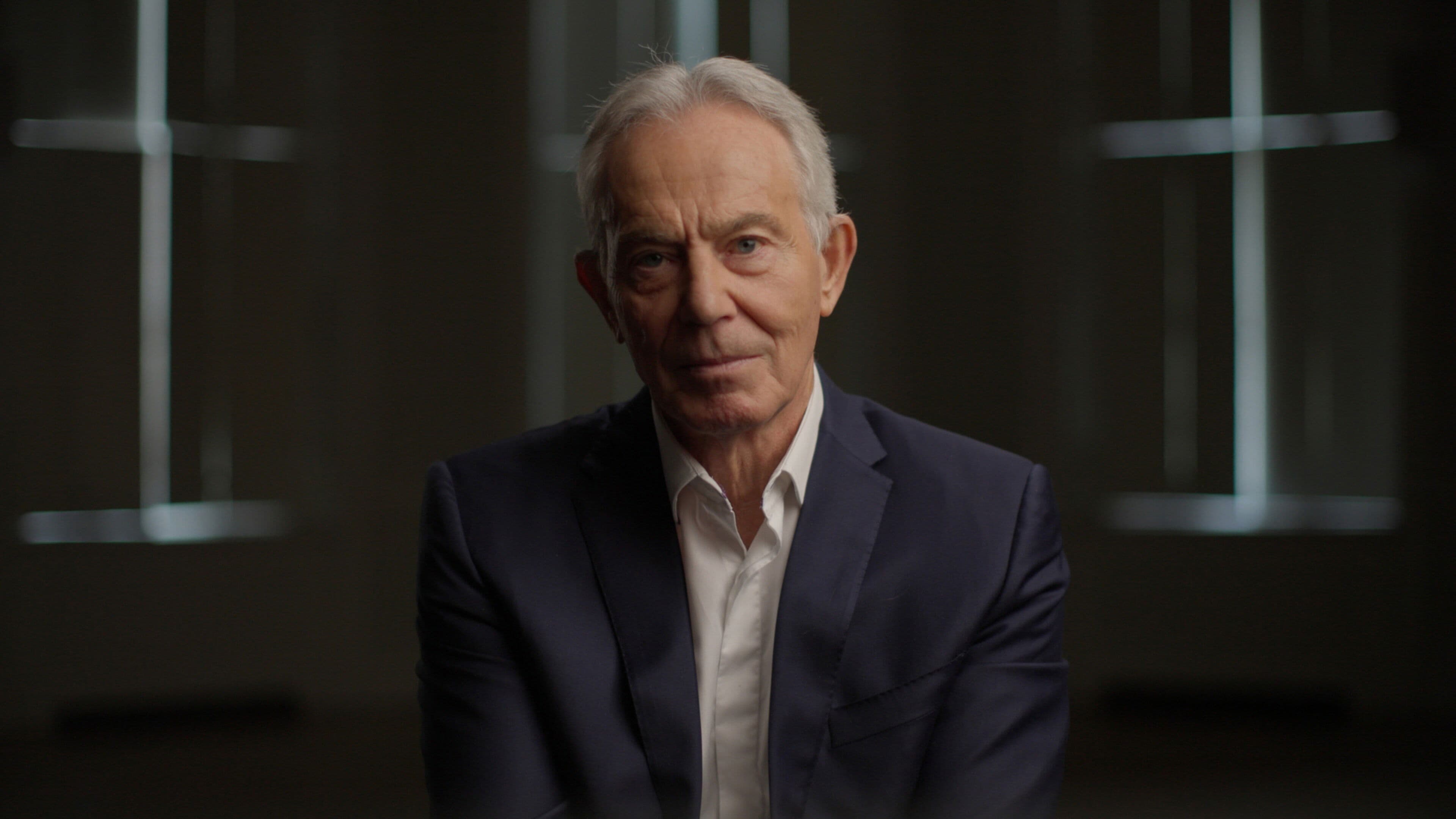 The Tony Blair Story backdrop